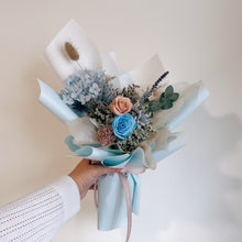 Everlasting Flower Bouquet Regular - Blue
