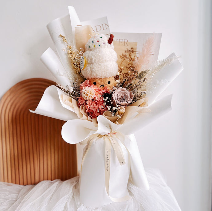 Preserved-Flower-Bouquet-Noodoll-Ricecream-Gift-Set