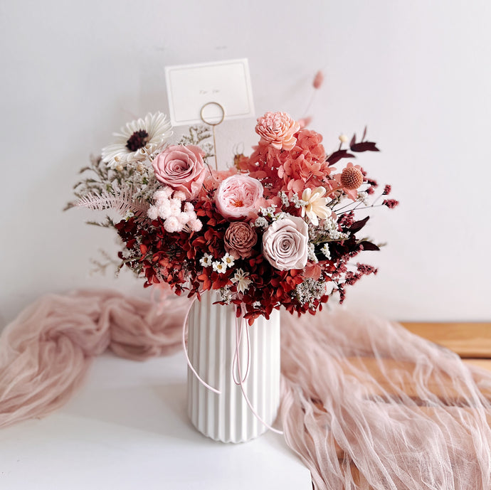 Everlasting Premium Nordic Vase Arrangement - Avery