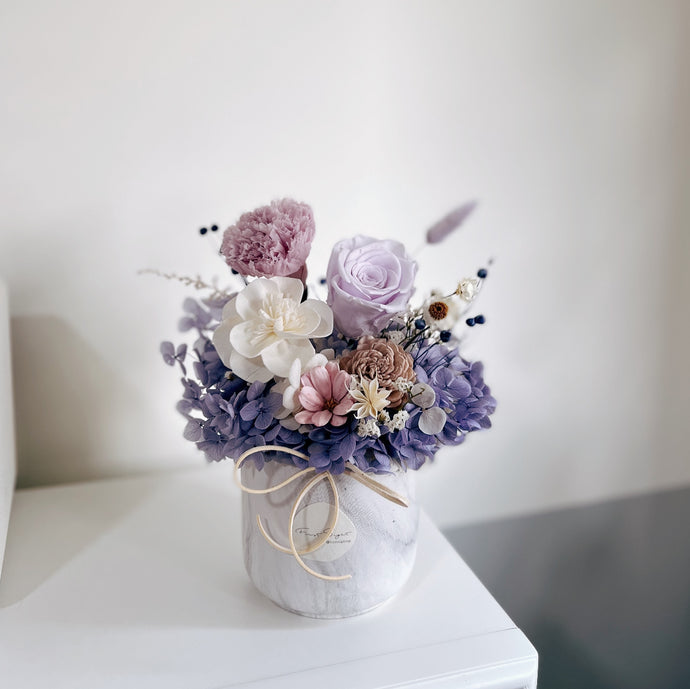 [Mother's Day] Everlasting Nordic Vase Arrangement - Lilac