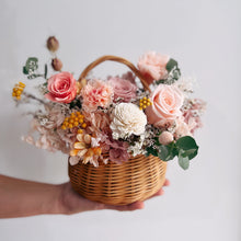 Everlasting Love Floral Basket - Spring Blossom