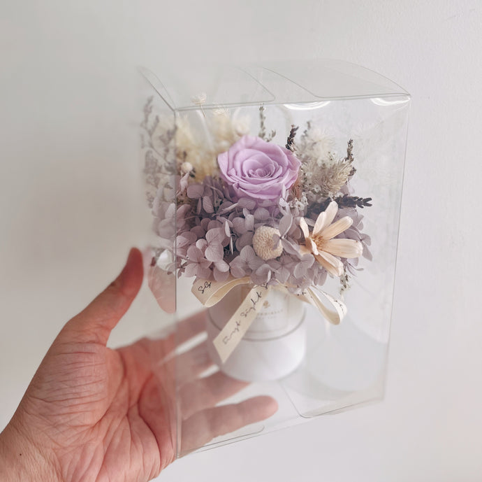 Everlasting Love Mini Bloom Box - Lilac