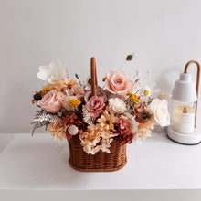 Beautiful Everlasting Flower Basket for Decoration Korean Style by First Sight SG Best Florist